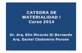 CATEDRA DE MATERIALIDAD I Curso 2014 · 2014-04-30 · Microsoft PowerPoint - Clase Inaugural 2014 Author: dperone0 Created Date: 4/29/2014 2:20:16 PM ...