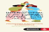 PROGRAMA D’ACTIVITATS A L’EIXAMPLE · 4 5 Dimarts 12 de març A les 19 h Centre Cívic Sagrada Família (c. Provença, 480) ACTE CENTRAL DEL CONSELL DE LES DONES DE L’EIXAMPLE