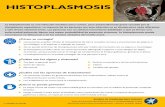 Histoplasmosis Disease Fact Sheet - SpanishHISTOPLASMOSIS ¿Cuáles son los signos y síntomas? Tos (por lo general seca) Dolor de cabeza Fiebre Neumonía P-42058S (07/2018) La histoplasmosis