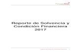 Reporte de Solvencia y Condición Financiera 2017 › documentos › RR7EFIA... · Solvencia de 2.66 durante 2017, lo que refleja la fortaleza financiera de la Compañía. En el Sistema