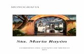 Sta. María Rayón...15 SANTA MARIA RAYON.—MONOGRAFIA. n. EL MEDIO GEOFISICO a) SITUACION GEOGRAFICA: Santa María Rayón, cabecera del Municipio de Rayón, se encuentra ubicado