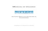 Manual de Usuario SUAC - Gobierno de CórdobaManual de Usuario Sistema Único de Atención al Ciudadano Página 4 Manual de Usuario El “Sistema Único de Atención al Ciudadano“