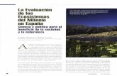 La Evaluación de los Ecosistemas del Milenio en España · DE LOS ECOSISTEMAS DEL MILENIO Especialmente en las dos últimas décadas ha emergido una nueva actividad científica relacio-nada