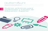 Buenas prácticas para profesores y tutores de … › integracio › docs › AutismUni_Spanish_Best...autismo no es homogénea en toda Europa y, a menudo, varía dentro de un mismo