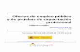 Boletín semanal de Ofertas de Empleo Públicoxuventude.xunta.es/images/PDF-2018/Boletin_semanal_de_em... · 2018-08-29 · Ofertas de Empleo Público 3 para Graduado en educación
