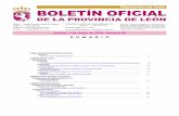 Diputación de León BOLETÍN OFICIAL · cornombre 6.543,64 4.000,00 2.543,64 restauración cubierta del molino corral de las arrimadas (El) 4.444,44 4.000,00 444,44 vallado fosa