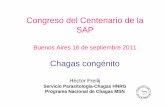 Congreso del Centenario de la SAP · Sonia Blanco y col, Medicina 2000 Chagas congénito en Tucumán Maternidad Nuestra Señora de la Merced ( 1992-1995) Indicación de Tratamiento