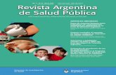 Vol. 10 - Nº 41 - Diciembre 2019 ISSN 1852-8724 ISSN 1853 ...rasp.msal.gov.ar/rasp/edicion-completa/RASP-numero-42.pdf · Revista Argentina de Salud Pública Dirección de Investigación