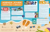 Cartel Agenda Joven Ubrique - Verano 2017 · sobre las actividades que se organizan desde la Concejalía de Juventud, podrás hacerlo a través de la Asamblea Local de la Juventud