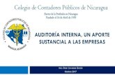 Colegio de Contadores Públicos de Nicaragua · 2020-06-11 · Colegio de Contadores Públicos de Nicaragua – Etapas de la auditoría Primera etapa: Se consideraba como una actividad