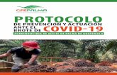 PROTOCOLOProtocolo de prevención y actuación ante el brote de COVID-19 Agroindustria de aceite de palma de Guatemala 8 GREPALMA 1.5.3. Identificación y confirmación de casos Para