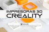 IMPRESORAS 3D - Naylamp Mechatronics PDF... · 2020-04-15 · Las Impresoras 3D Creality son completamente Open Source Para todos y por todos Creality libera sus productos como Open