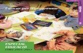 EspEcial Educació informa/2016... · 2016-02-15 · líneas de P3 en los próximos cursos, en Cornellà y en el Baix Llobregat, a raíz del descenso de natalidad, en lugar de bajar