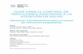 GUÍA PARA EL CONTROL DE INFECCIONES ASOCIADAS A LA …isid.org/wp-content/uploads/2019/08/18_ISID_Infection... · 2019-11-06 · para descontaminar las manos en las prácticas de