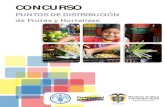 Concurso Puntos de Distribución de Frutas y HortalizasEl bajo consumo de frutas y hortalizas-verduras se agudiza en los estratos sociales bajos y en las zonas rurales donde paradójicamente