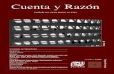 Cuenta y Razóncuentayrazon.com/wp-content/uploads/2016/05/revista4.pdf · Cuenta y Razón Fundada por Julián Marías en 1981 4 Segunda etapa octubre 2008 TESTIMONIO DE FABIÁN ESTAPÉ