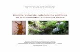 Biodiversidad de coleأ³pteros edأ،ficos en la Comunidad ... F3...آ  1 Biodiversidad de coleأ³pteros