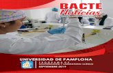 BACTE Noticias - Unipamplona · Acreditación del Programa de Bacteriología y Laboratorio Clínico. Dichos representantes tomaron posesión de sus cargos ante la Directora y Docentes
