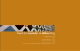 Investigación y difusión - Alhambra · información de los investigadores internos en trabajos como:-Evolución en el espacio de los jardines de Machuca,-Evolución del espacio