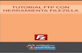 TUTORIAL FTP CON HERRAMIENTA FILEZILLA · Tutorial FTP con Herramienta Filezilla ... Se abre un cuadro como este... Abrir Filezilla. Hacer click en - Nuevo Sitio y escribir el nombre
