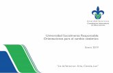 Universidad Socialmente Responsable: Orientaciones para el … · 2019-01-29 · Responsabilidad social IESE, revista de negocios de la Universidad de Navarra publicó en 2005 el