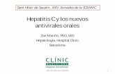 Hepatitis C y los nuevos antivirales oralesantivirales orales. Zoe Mariño, PhD, MD. Hepatología. Hospital Clinic. Barcelona. Sant Hilari de Sacalm, XXIV Jornades de la SCMIMC. XXIV