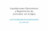 Liquidaciones Electrónicas y Registración de contratos en el Agro …capacitacionvirtual.errepar.com/wp-content/uploads/2015/... · 2015-08-18 · Liquidaciones RG 3744 Cambios