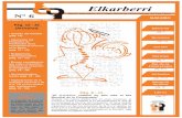 Elkarberri · 2017-05-20 · Octubre-Diciembre 2004 / N… 6 Elkarberri 3 Servicios Colegiado número 192 vende material: • 1 Camilla de dos cuerpos, abatible, con orificio y papel
