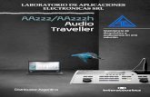AA222/AA222h Audio Traveller · manual y de alta frecuencia El AA222h proporciona tonos de sonda de alta frecuencia para una timpanometría de admitancia (Y), además del tono tradicional