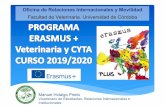 Oficinade RelacionesInternacionalesy Movilidad · 2018-12-25 · Presentacion Programa Erasmus+ 2019-20 Author: Manuel Hidalgo Created Date: 12/13/2018 2:14:33 PM ...