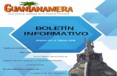 BOLETÍN INFORMATIVO · BOLETÍN INFORMATIVO Edición No. 1/ Febrero 2018 ... presupuesto 2017 y proyectar acciones para superar en calidad la ejecucio n en el an o 2018. ... el municipio