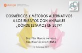 Presentación de PowerPoint jornada/Documentos/34 Stanpa 11.12.pdf · 2020-02-10 · No realizar experimentos en animales es Un mero cumplimiento legal, puesto que el Reglamento de