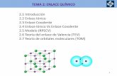 Presentación de PowerPoint - Academia Cartagena99 2 Enlace Qu… · El enlace químico se da gracias a la interacción entre los electrones de distintos átomos. Los electrones (e-)