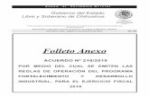 Folleto Anexo - chihuahua.com.mxchihuahua.com.mx/industria programa/Reglas de... · Folleto Anexo Todas las leyes y demás disposiciones supremas son obligatorias por el sólo hecho