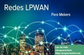 Para Makers Redes LPWAN · 1.Gritas como en una lonja de pescado Distancia: Energía: Redes móviles GSM/3G/4G. Distancia: Energía: WiFi, Bluetooth 2.Reducir la distancia y hablar