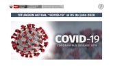 SITUACION ACTUAL “COVID-19” al 05 de julio 2020€¦ · DE SALUD VICEMINISTERIO DE SALUD PÚBLICA Centro Nacional de Epidemiología, Prevención y Control de Enfermedades Titulo