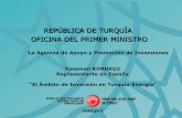 REPÚBLICA DE TURQUÍA OFICINA DEL PRIMER MINISTRO · 2019-05-23 · BLICA DE TURQUÍA OFICINA DEL PRIMER MINISTRO . ... 30% de la energía generada por recursos renovables en 2023.