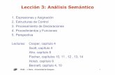 Lección 3: Análisis Semánticowebdiis.unizar.es/~neira/12048/analisissemantico.pdf · 12048 - J. Neira – Universidad de Zaragoza 1 Lección 3: Análisis Semántico 1. Expresiones