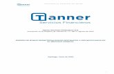 Tanner Servicios Financieros S.A. EMISION DE BONOS ... · Tanner Servicios Financieros S.A. en aquella época denominada Bifactoring, fue fundada en abril de 1993 por los principales