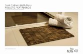  · 2020-06-12 · goma EVA no tóxica. Queremos crear 'deseos' transformando nuestras alfombras de baño en tabletas de teca en arte. ... No sólo creamos una alfombra hermosa. iCreamos