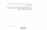 Manual del propietario de hardware · 2013-12-06 · Modelo reglamentario B03S Sistemas Dell PowerEdge C6105 con placas base de 1U Manual del propietario de hardware