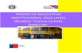 PROYECTO EDUCATIVO INSTITUCIONAL 2019 LICEO …...4 1.1. RESEÑA HISTORICA El Liceo nace como Escuela Taller N° 3 de Santiago. Luego, el 23 de mayo de 1945 se transforma en Escuela