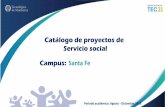 Catálogo de proyectos de Servicio social · -Capacitación para el montaje de la obra-Entrenamiento actoral y de producción escénica - Adaptación de la obra y las escenas-Re montaje