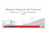 Manejo Integrado de Cuencas - SIAR Apurimacsiar.regionapurimac.gob.pe/public/docs/712.pdfcanales de irrigación, etc. para explotación futura, la cantidad de recursos financieros