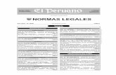 Cuadernillo de Normas Legales - Gaceta Jurídica · en el Centro Poblado Valle Callacate del departamento de Cajamarca, Distrito Judicial de Lambayeque 395936 ... GOBIERNO REGIONAL