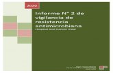 Informe N° 2 de vigilancia de resistencia antimicrobiana · 2020-07-06 · Esta publicación utiliza una licencia Creative Commons. Se permite su reproducción con atribución de