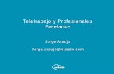 Teletrabajo y Profesionales Freelance · Jorge.araujo@nubelo.com . Cambio de épocas y época de cambios . US$ 1,2 mil millones en comercio electrónico . 100 millones de búsquedas