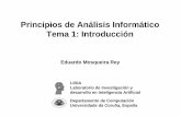 Principios de Análisis Informático Tema 1: Introducciónquegrande.org/apuntes/ETIS/OPT/PAI/teoria/07-08/tema_1_-_introduccion.pdfMétodos ágiles • eXtreme Programming (métodos