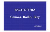 ESCULTURA Canova, Rodin, Blayweb2.udg.edu/ice/doc/pdf/secundaria/escanova.pdf · AntonioCanova, Ballarina amb les mans a les caderes,1806-12. Sant Petersburg, Museu Ermitage
