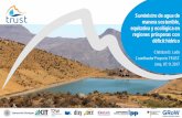 Suministro de agua de manera sostenible, equitativa y ...trust-grow.de/wp-content/uploads/2017/12/Intro_kick-off-Trust_cdl.pdf(aporte a ODS 6.1 y 6.5). • Metodologías para evaluación